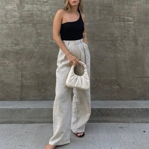 JW Pei Scrunch Handle Shoulder BAG - NWT, white/ecru